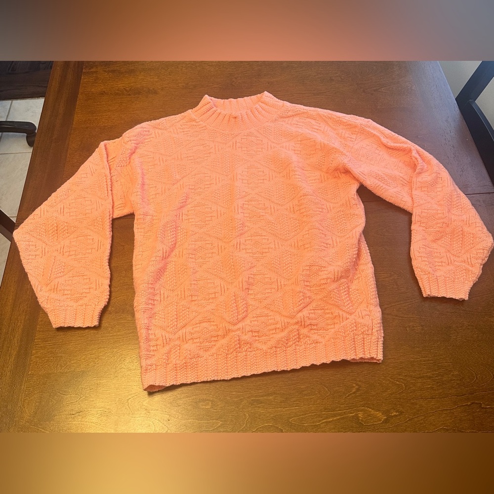 Cozy Pink Sweater - Vintage Spunky Sweater
